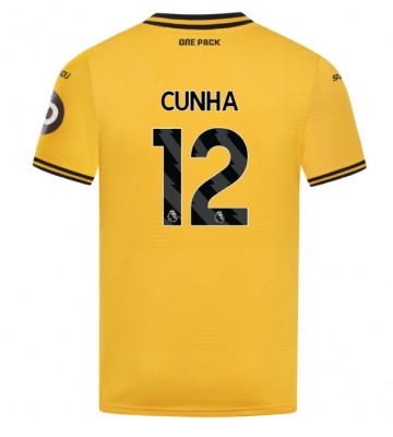 Wolves Matheus Cunha #12 Replika Hjemmebanetrøje 2024-25 Kortærmet
